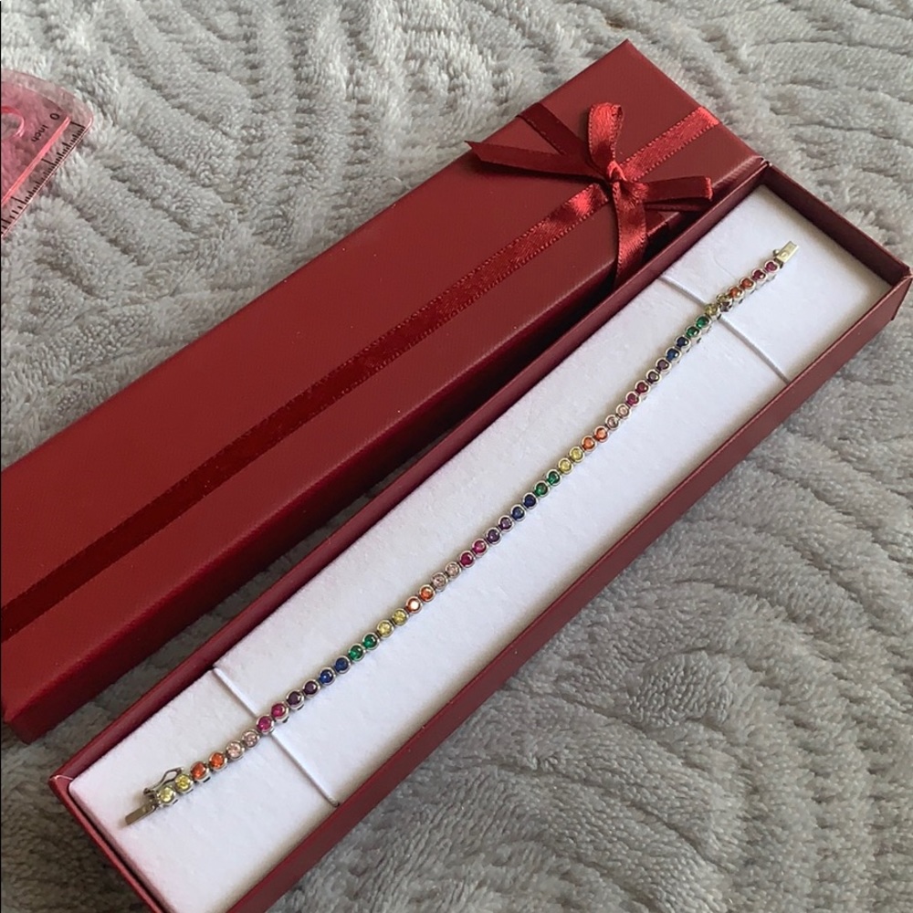 color tennis bracelet